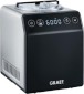 Graef Edelstahl-Eismaschine IM700 mit Joghurtfunktion, schwarz