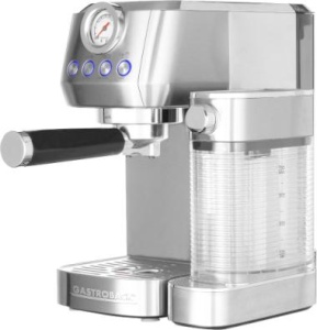 Gastroback Edelstahl-Espressoautomat "Piccolo Pro M" mit Milchaufschumer