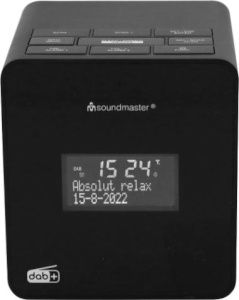 soundmaster DAB+ Uhrenradio UR109, schwarz