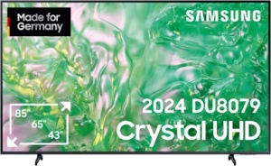 Samsung 4K Fernseher "Crystal UHD" DU8079, 65 Zoll/163 cm, Energieeffizienzklasse G (Spektrum AbisG)