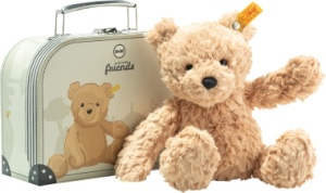 Steiff Teddybr "Jimmy" 25 cm, hellbraun im Koffer