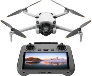 DJI Drohne Mini 4 Pro + RC 2, wei