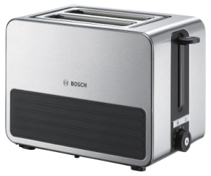 Bosch Edelstahl-Toaster TAT7S25, grau/schwarz