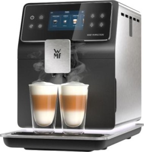 WMF Edelstahl-Kaffeevollautomat "Perfection" 840L, schwarz matt/silber
