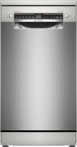 Bosch freistehender Geschirrspler SPS4HMI49E, Energieeffizienzklasse E, silber inox