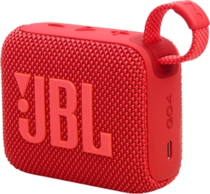 JBL by Harman tragbarer Bluetooth Lautsprecher "Go 4", rot