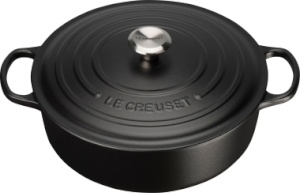 Le Creuset Gusseisen-Gourmet-Brter "Signature" 30 cm, schwarz
